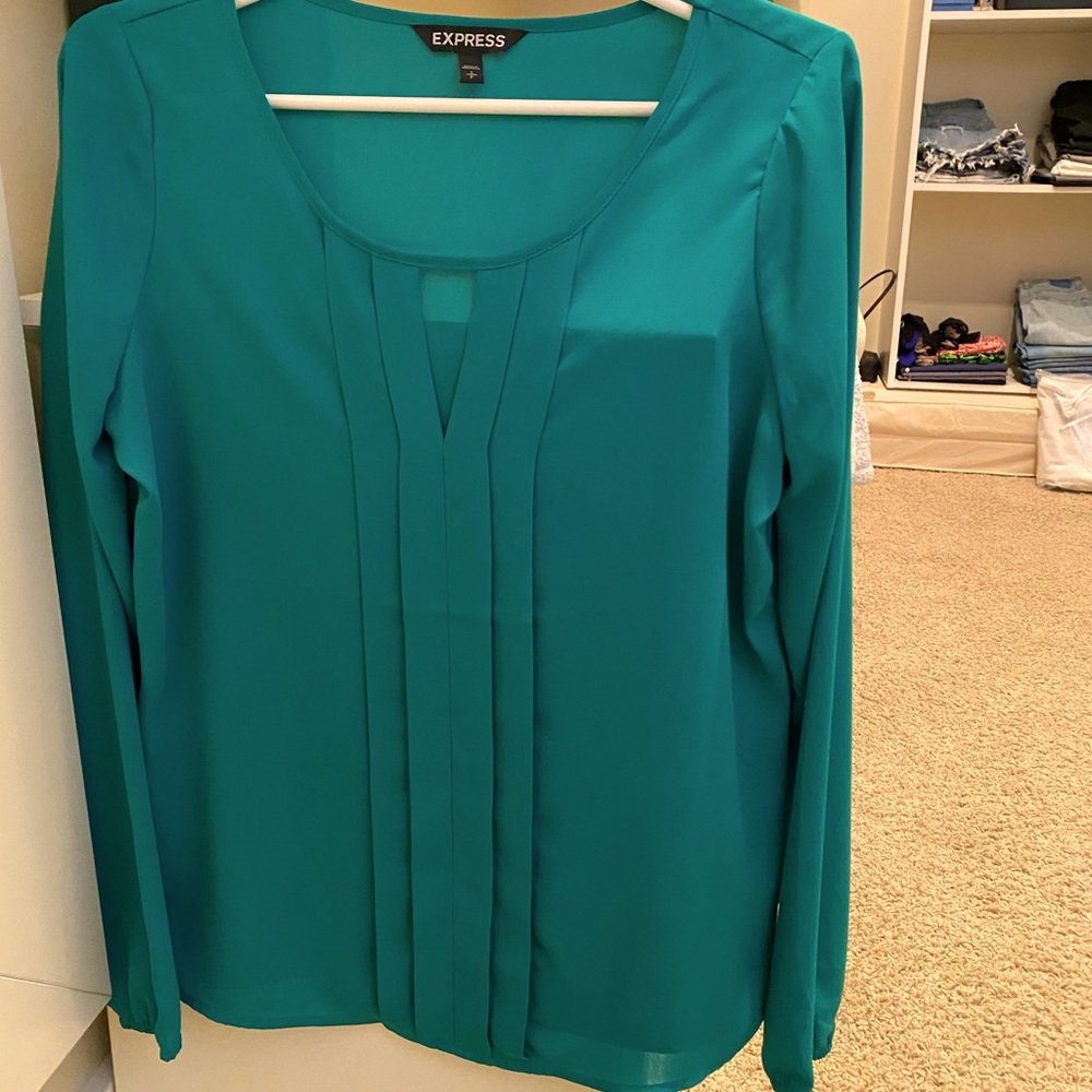 Express Green blouse